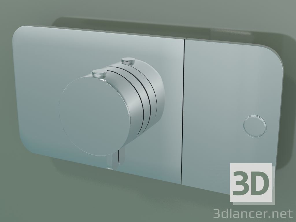 3d model Shower faucet, 1 outlet (45711000) - preview