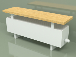 Convector - Aura Bench (240x1000x236, RAL 9016)