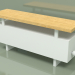 modello 3D Convector - Aura Bench (240x1000x236, RAL 9016) - anteprima