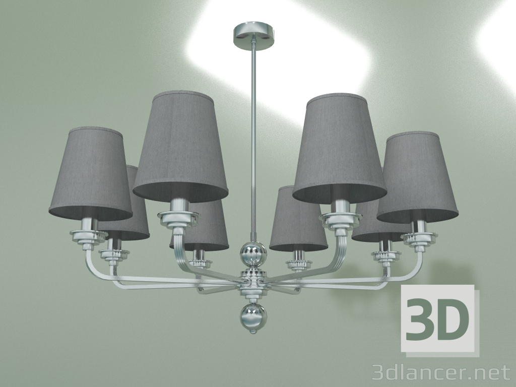 modello 3D Lampadario ABANO ABA-ZW-8 (NA) - anteprima