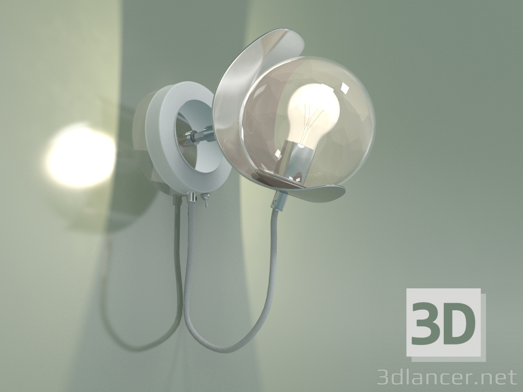 3d model Aplique de pared Amato 70110-1 (blanco) - vista previa