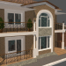 3d model House with garage. - preview