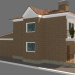 3d model Casa con garaje. - vista previa