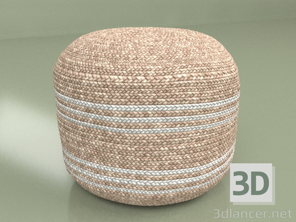 3d model Pouffe Samy - preview