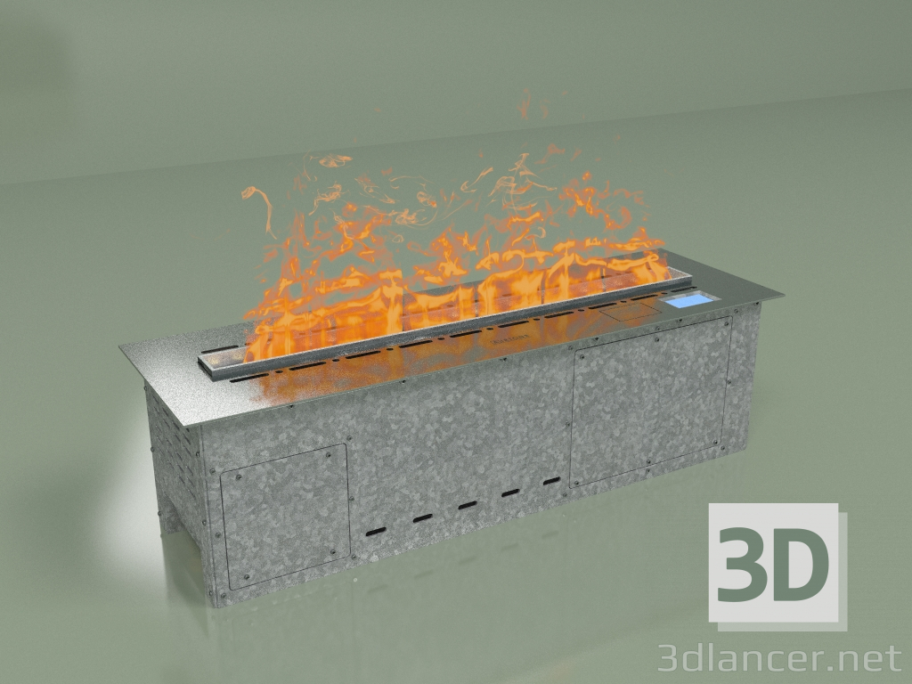 3d model Steam fireplace Vepo 800 (silver) - preview