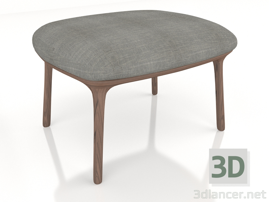 modello 3D Pouf Bergère 30 - anteprima