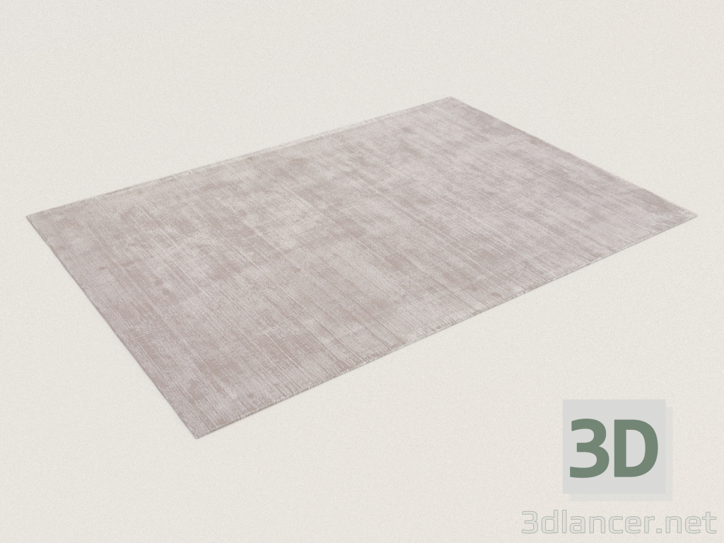 modello 3D Tappeto TERE GRIGIO CHIARO (160x230) - anteprima