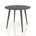 3d model Mesa de comedor BRUNO 900x900x750 mm (roble wengué) - vista previa