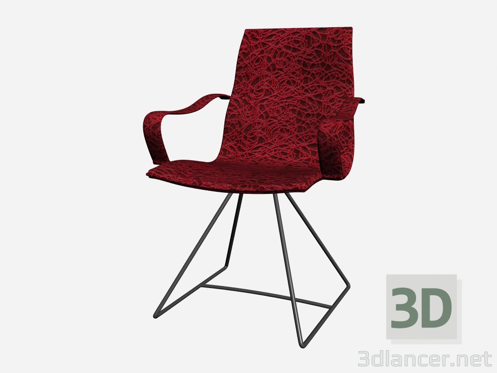 modello 3D Sedia Luis 2 - anteprima