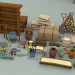 3d Medieval City Pack model buy - render