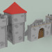 Paquete medieval de la ciudad 3D modelo Compro - render