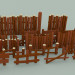 Paquete medieval de la ciudad 3D modelo Compro - render