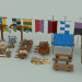 3d Medieval City Pack model buy - render