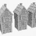 Paquete medieval de la ciudad 3D modelo Compro - render