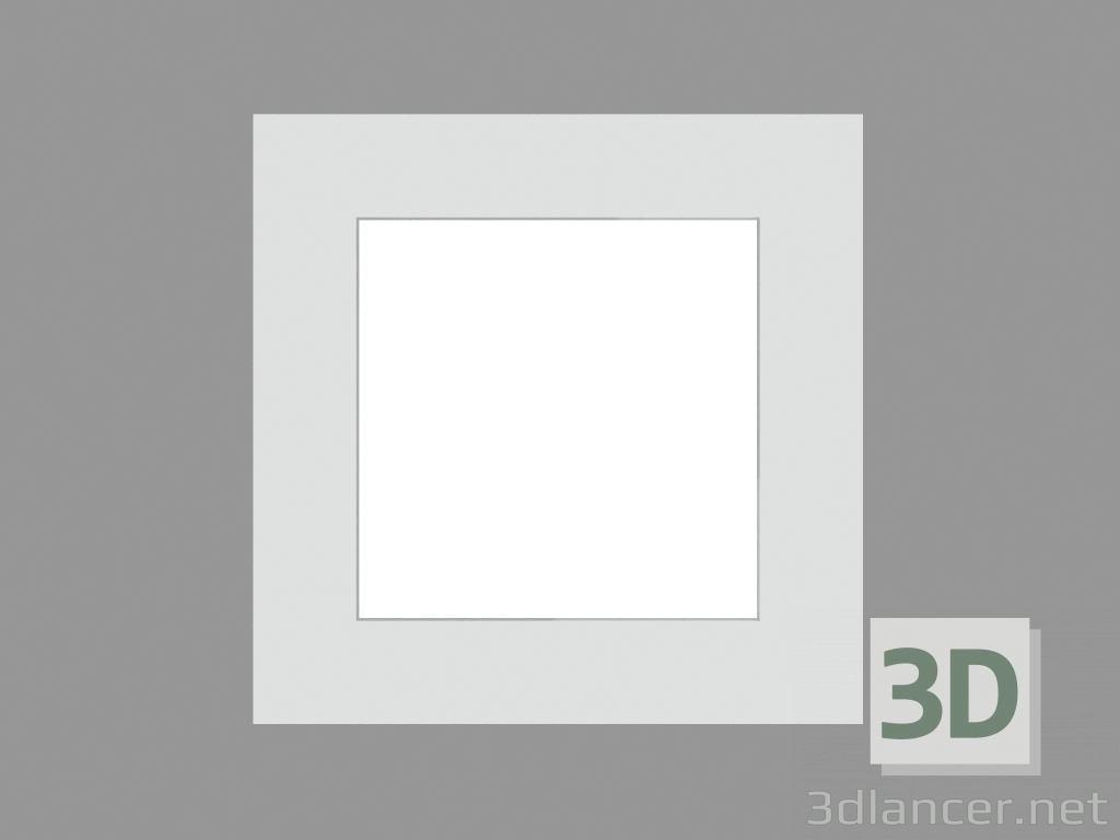 3d model Lámpara de techo ZIP DOWNLIGHT SQUARE (S5863) - vista previa