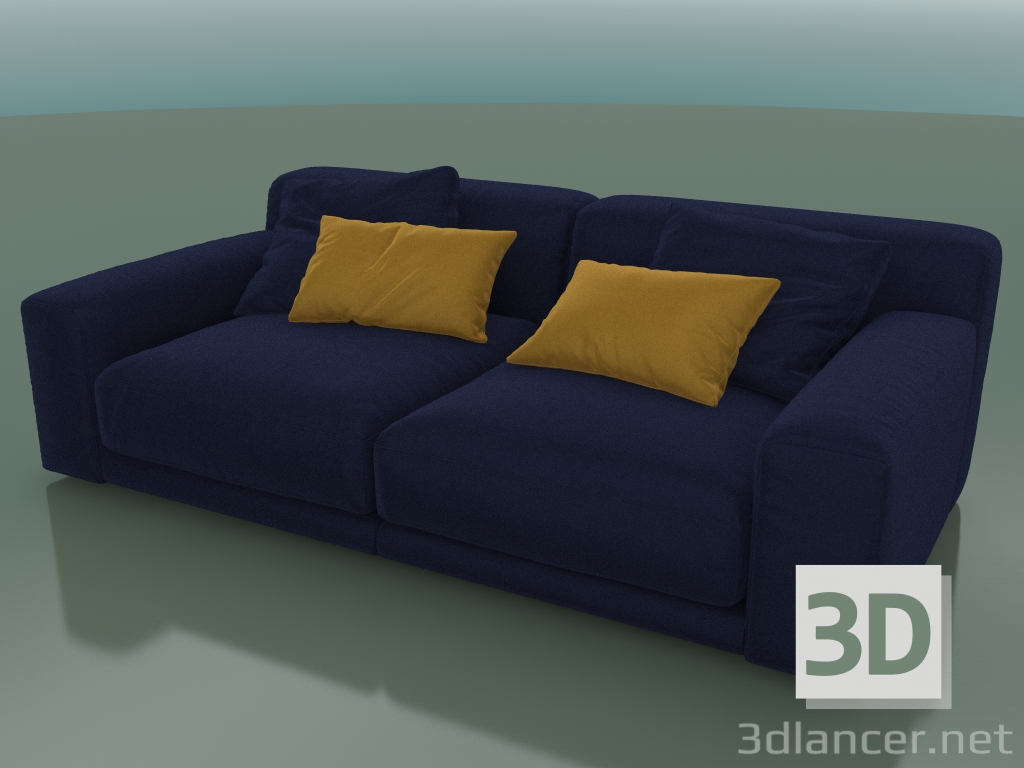 3D Modell Doppelsofa Tutto (2580 x 1440 x 770, 258TU-144) - Vorschau