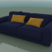 3D Modell Doppelsofa Tutto (2580 x 1440 x 770, 258TU-144) - Vorschau