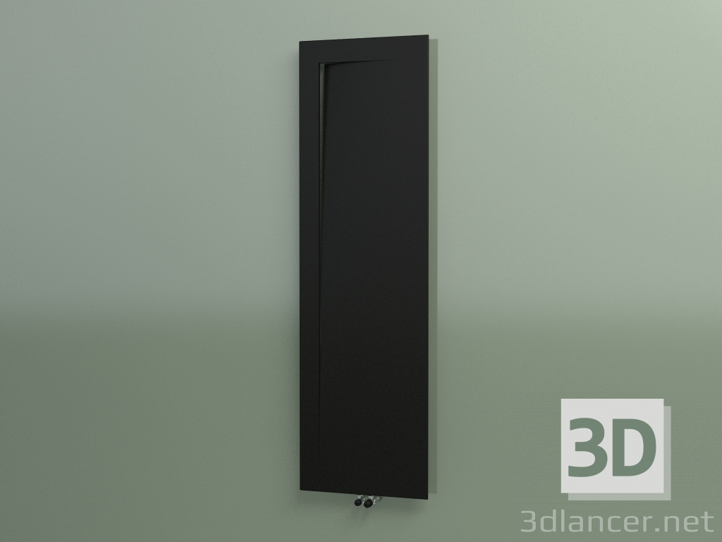 Modelo 3d Radiador IMMAGINA (2.000 x 600, preto fosco) - preview