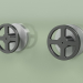 3d model Wall-mounted set of 2 mixing shut-off valves (20 63 V, AS-ON) - preview