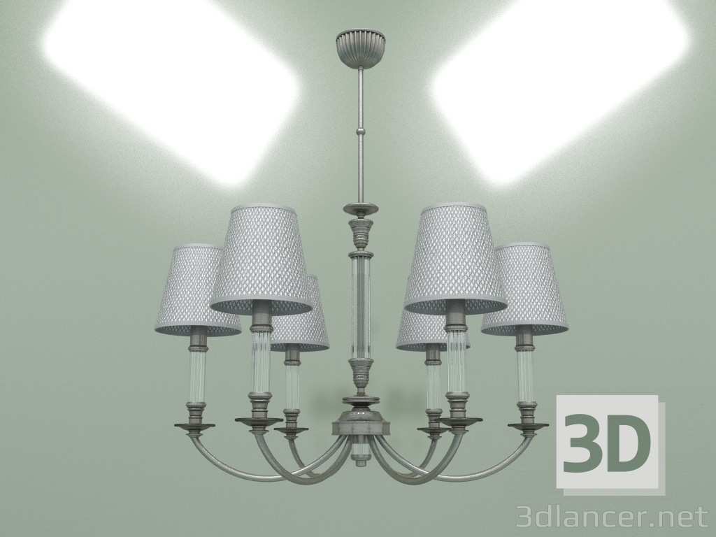 modello 3D Lampadario NAPOLI NAP-ZW-6 (NA) - anteprima