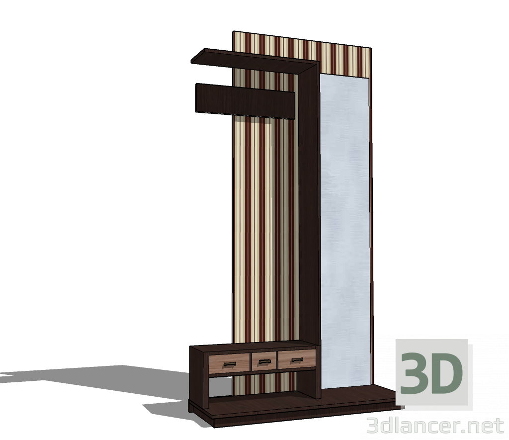 Modelo 3d corredor Mono - preview