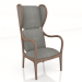 3d model Armchair Bergère 30 - preview