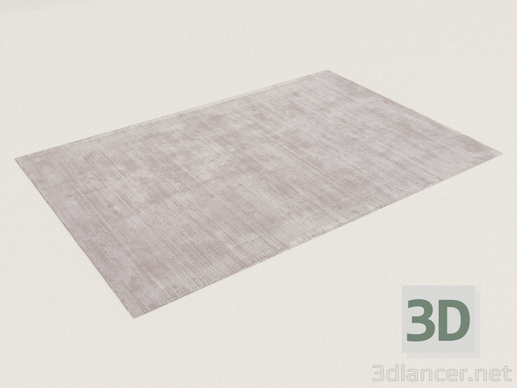 modello 3D Tappeto TERE GRIGIO CHIARO (200x300) - anteprima