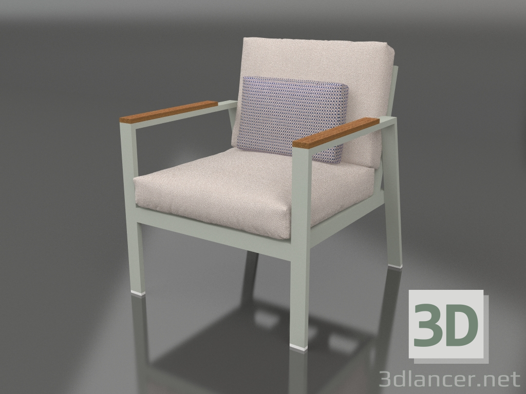 3d model Sillón XS (Gris cemento) - vista previa