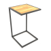 3d model Square bedside table (WOOD, 40X40X65) - preview