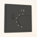 3d model Thermostat for underfloor heating (black, DA14933) R98 - preview