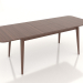 3d model Mesa de comedor 2100x800 mm (nogal fresno) - vista previa