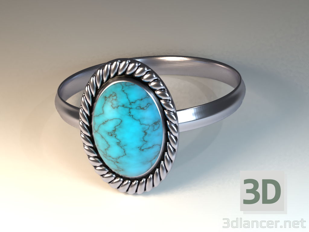 modello 3D Anello - anteprima