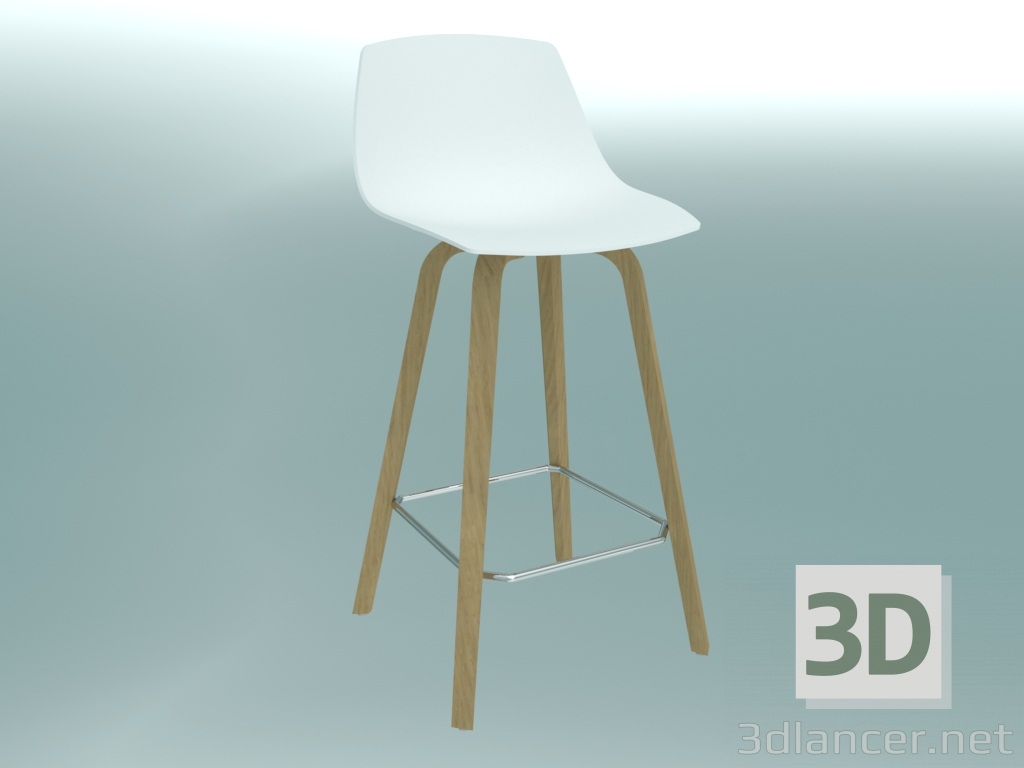 3d model Silla de bar MIUNN (S105 H65) - vista previa