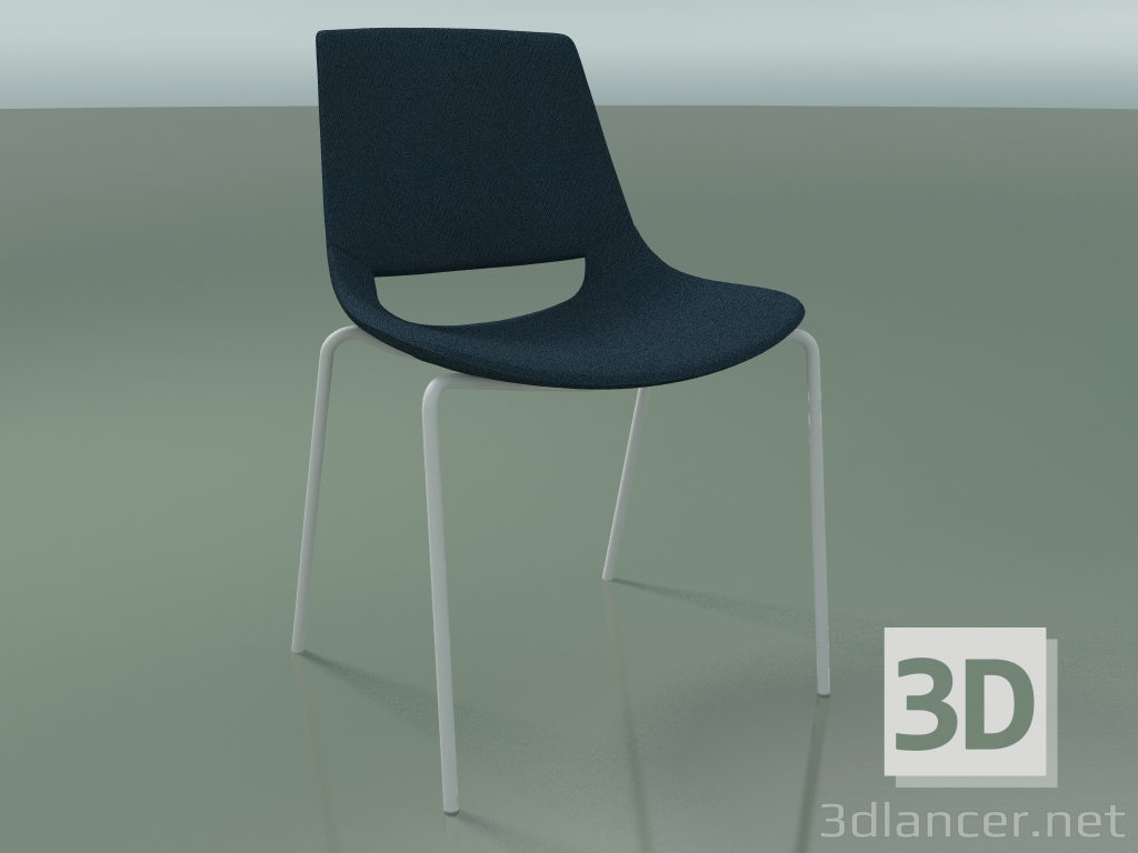 modello 3D Sedia 1213 (4 gambe, impilabile, rivestimento in tessuto, V12) - anteprima