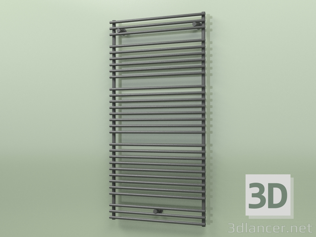 3d model Heated towel rail - Santorini (SAN 15 750 mm, RAL - 9005) - preview