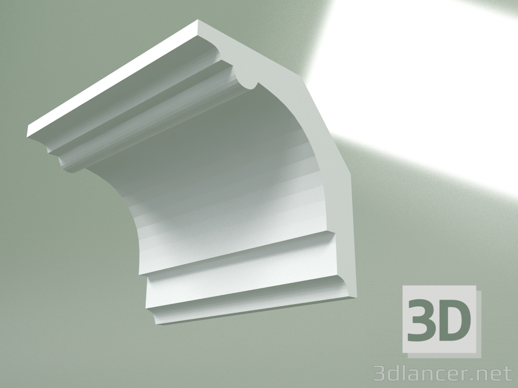 Modelo 3d Cornija de gesso (plinto de teto) KT321 - preview