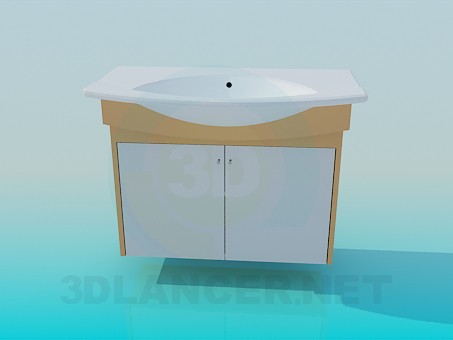 3d model Fregadero de baño - vista previa