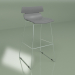 3d model Bar stool Techno (grey) - preview