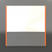 3d model Mirror ZL 01 (400х400, luminous bright orange) - preview