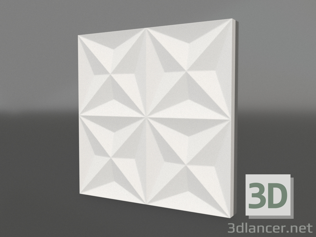 modello 3D pannello 3d M-11 - anteprima