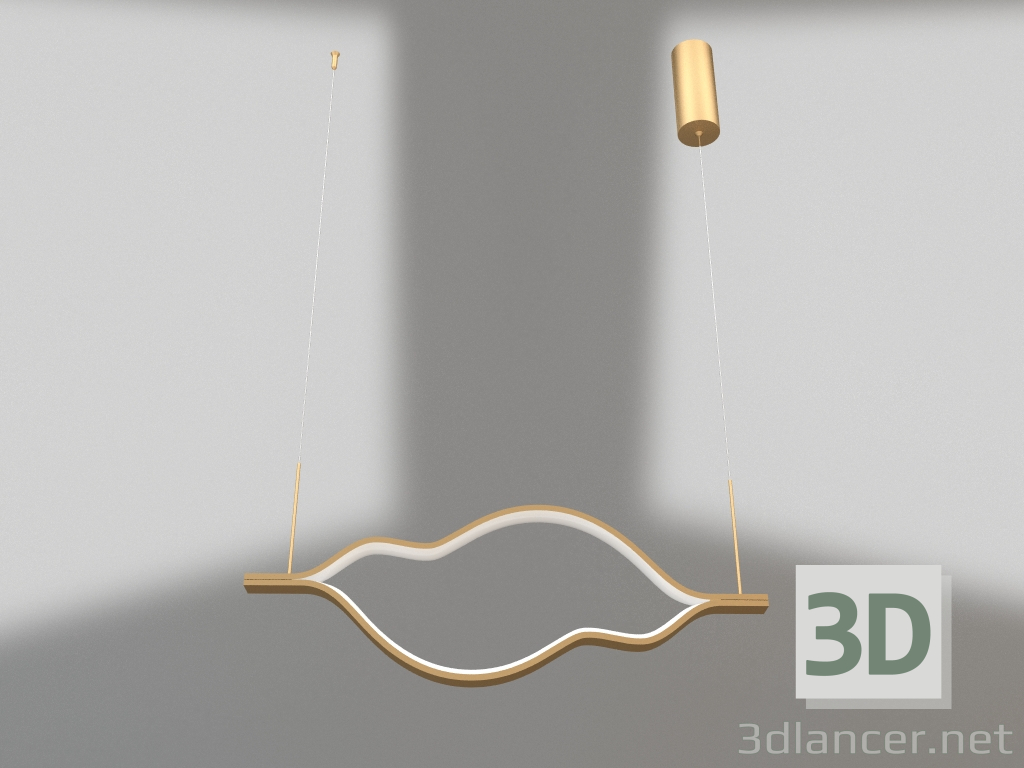 3d model Pendant Lynn matt gold (08258-100,33P) - preview