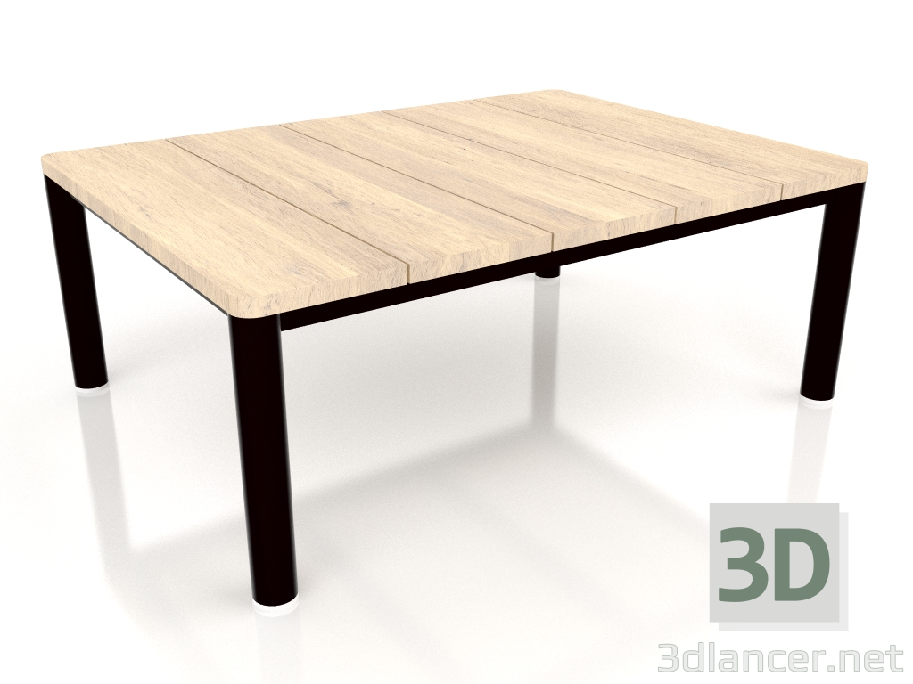 3d model Coffee table 70×94 (Black, Iroko wood) - preview