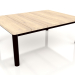 3d model Mesa de centro 70×94 (Negro, Madera de Iroko) - vista previa