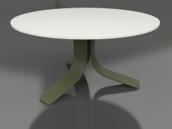 Table basse Ø80 (Vert olive, DEKTON Zenith)