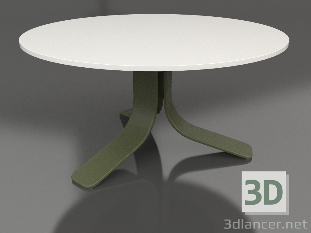 modèle 3D Table basse Ø80 (Vert olive, DEKTON Zenith) - preview