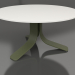 3d model Coffee table Ø80 (Olive green, DEKTON Zenith) - preview