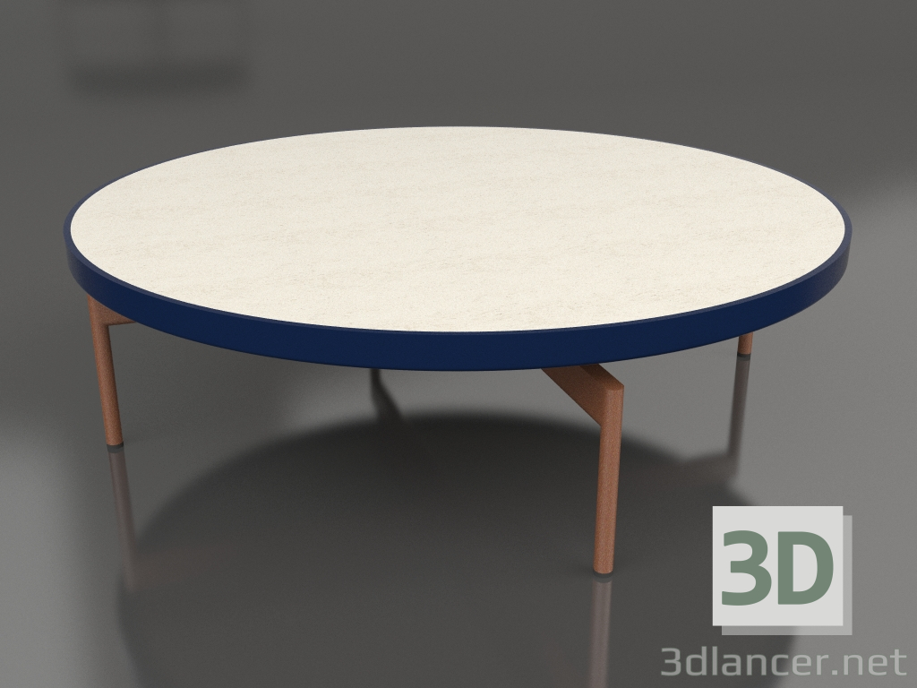 3D Modell Runder Couchtisch Ø120 (Nachtblau, DEKTON Danae) - Vorschau