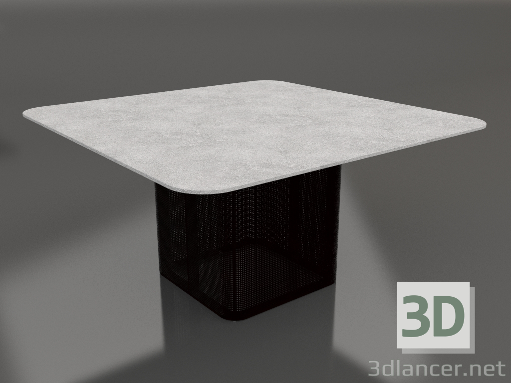 3d model Mesa de comedor 140 (Negro) - vista previa