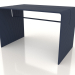 3d model Mesa de comedor (azul) - vista previa