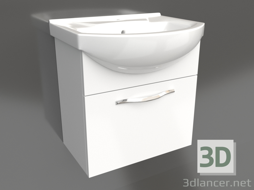 3d model Armario colgante 50 cm (Agr.01.05-1) - vista previa